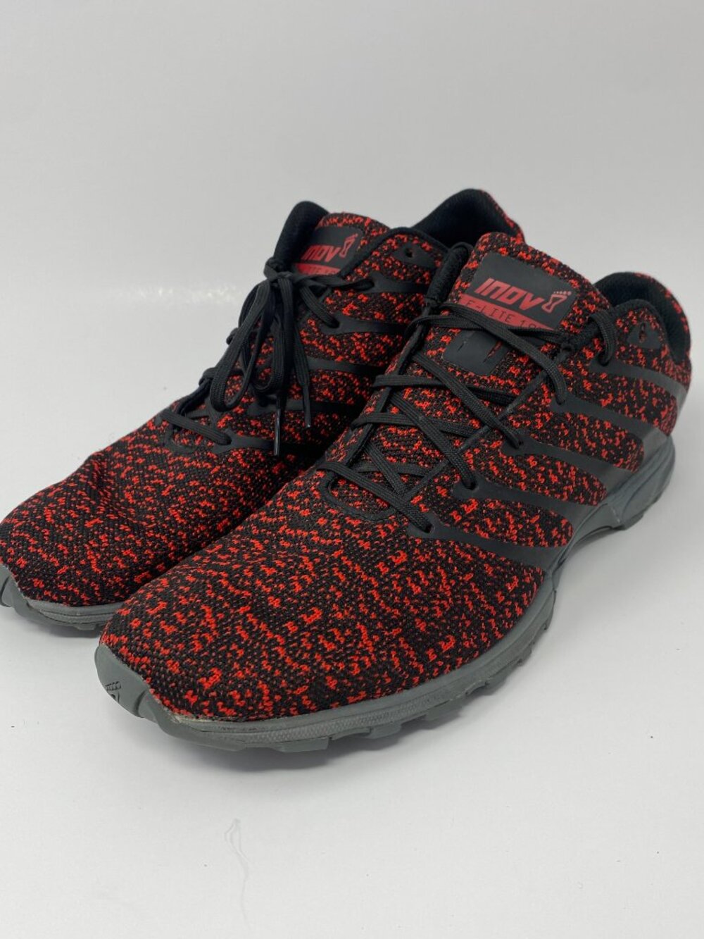 Inov-8 F-Lite 195 CL Crossing Training Shoes Mens Size 10.5 Womens 12 Red Black
